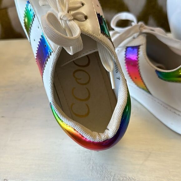Red Dress Boutique Rainbow Sneakers - Picture 4 of 7